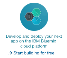 Develop and deploy your next app on the IBM Bluemix cloud platform. Start building.