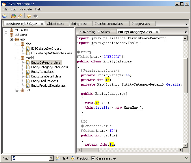 Java反编译工具 - 熊猫京京 - pansandays weblog