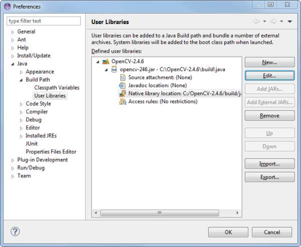 Selecting native library location 2