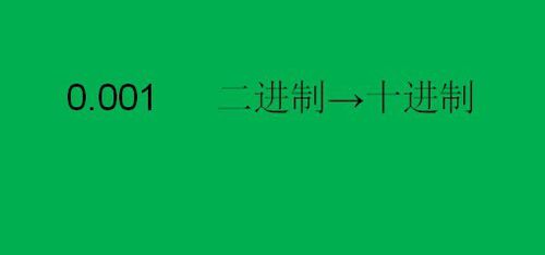 二进制十进制间小数怎么转换